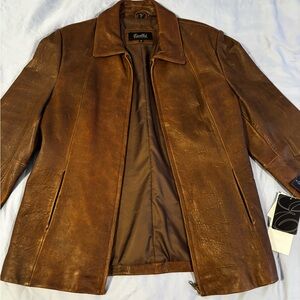Brown Leather Women's Jacket